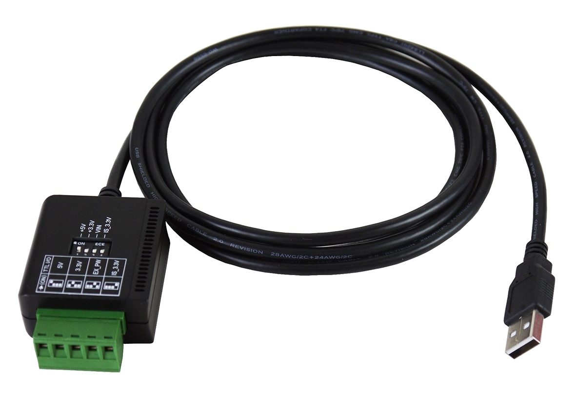 USB 2.0 to 1S Serial RS-232 TTL/CMOS with 15KV Surge Protection and 2 ...