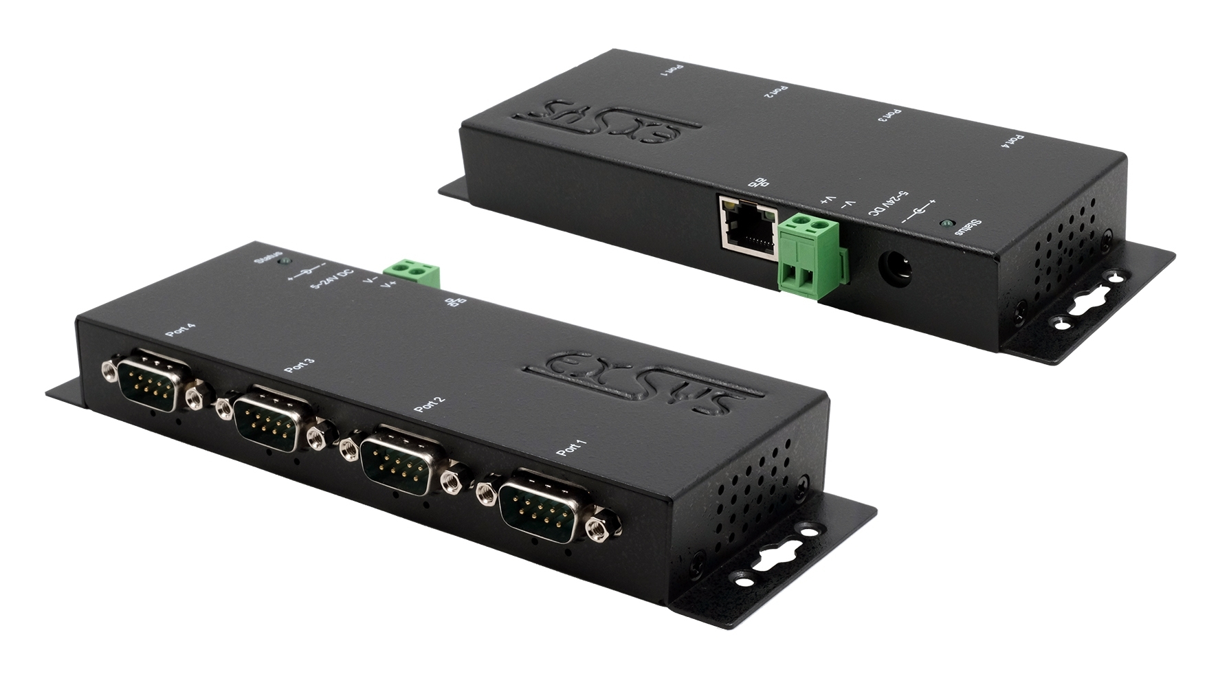 Ethernet zu 4x RS-232 port, inkl. 12V/3A Netzteil, nur für Windows Ethernet zu 4x RS-232 port, inkl. 12V/3A Netzteil, nur für Windows
