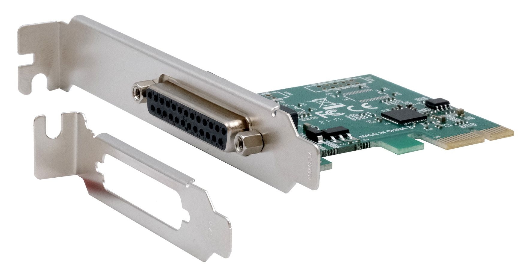 PCIe 1P Parallel card SPP/EPP/ECP (Chipset ASIX) | EX-46001