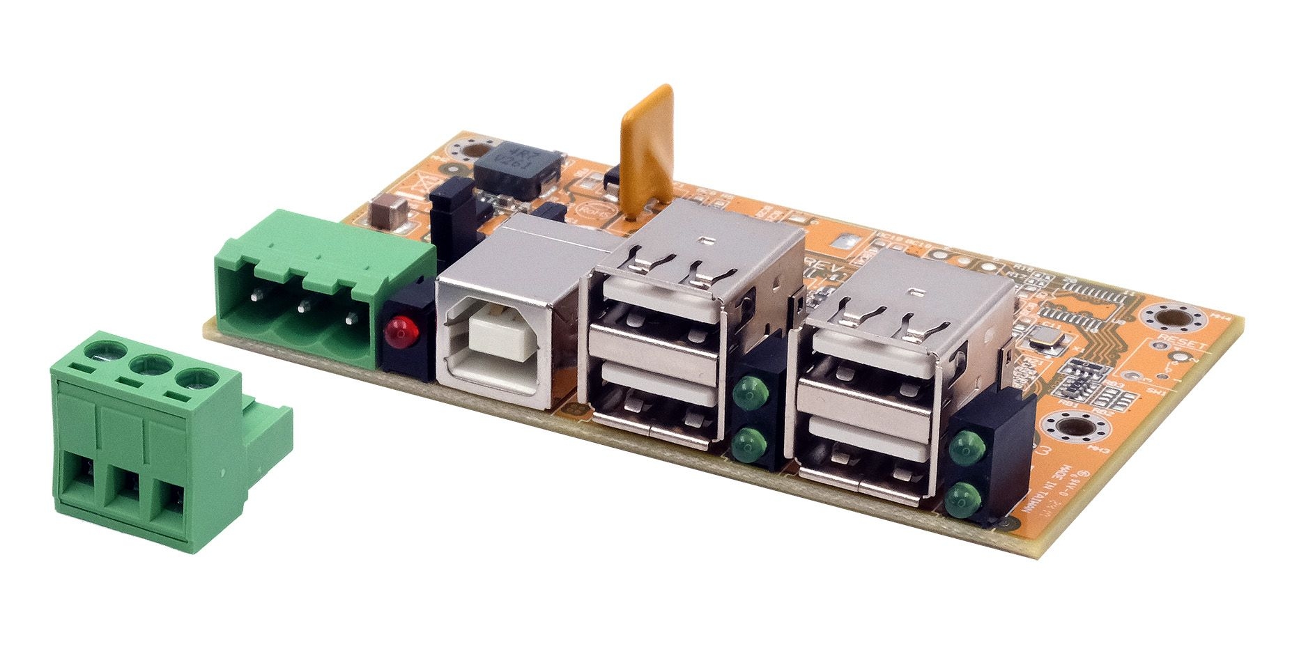 4-Port USB 2.0 HUB-Platine mit 15KV ESD Überspannungsschutz 4-Port USB 2.0 HUB-Platine mit 15KV ESD Überspannungsschutz
