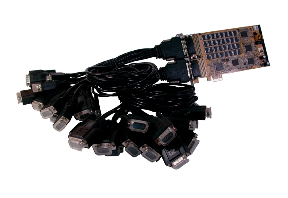 32S PCIe Serial RS-232 Board with Octopus cable (Oxford Chip-Set)