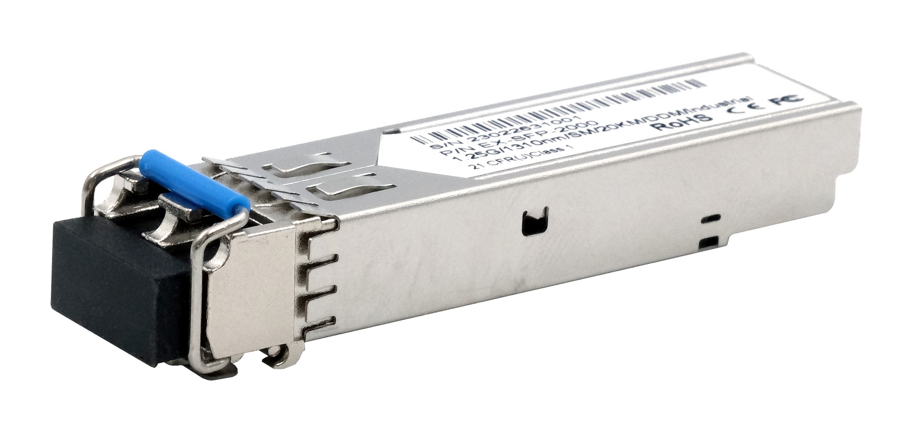 SFP Transceiver, LC, Duplex, Singlemode, 20km, -40°C bis 85°C SFP Transceiver, LC, Duplex, Singlemode, 20km, -40°C bis 85°C