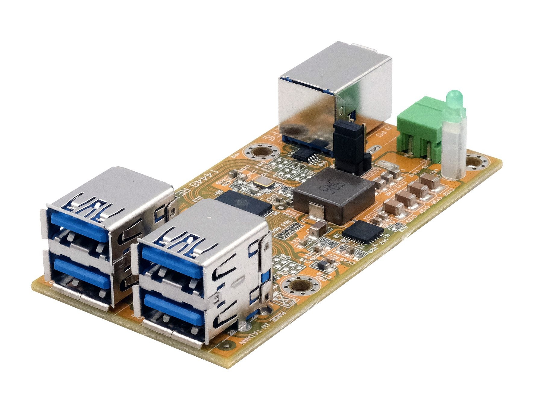 4-Port USB 3.2 Gen 1 HUB-Platine mit 15KV ESD Überspannungsschutz 4-Port USB 3.2 Gen 1 HUB-Platine mit 15KV ESD Überspannungsschutz