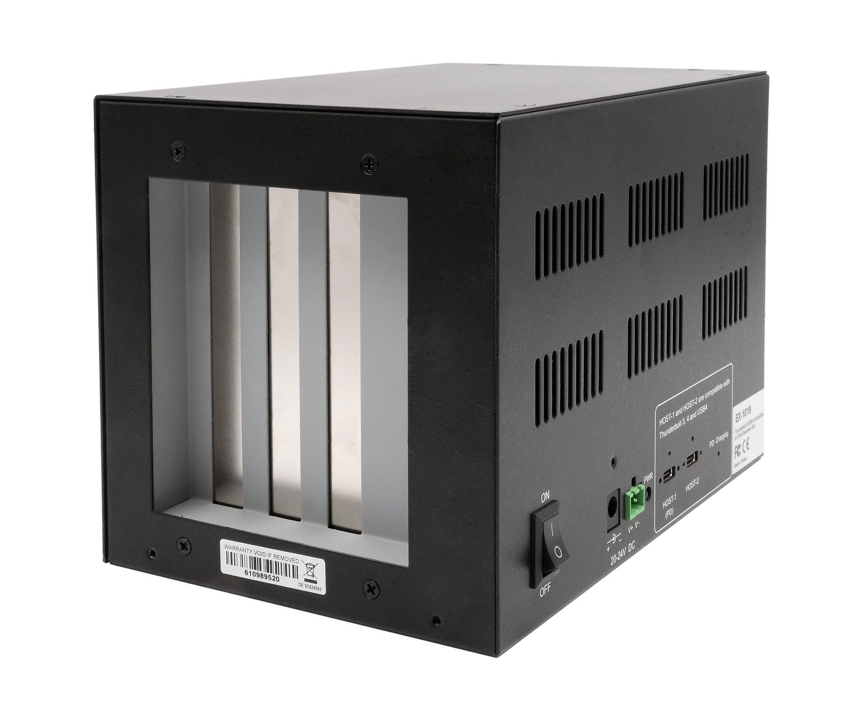 Expansion Box Thunderbolt 3 / USB 4 to 3x PCIe Slots, short cards | EX-1019