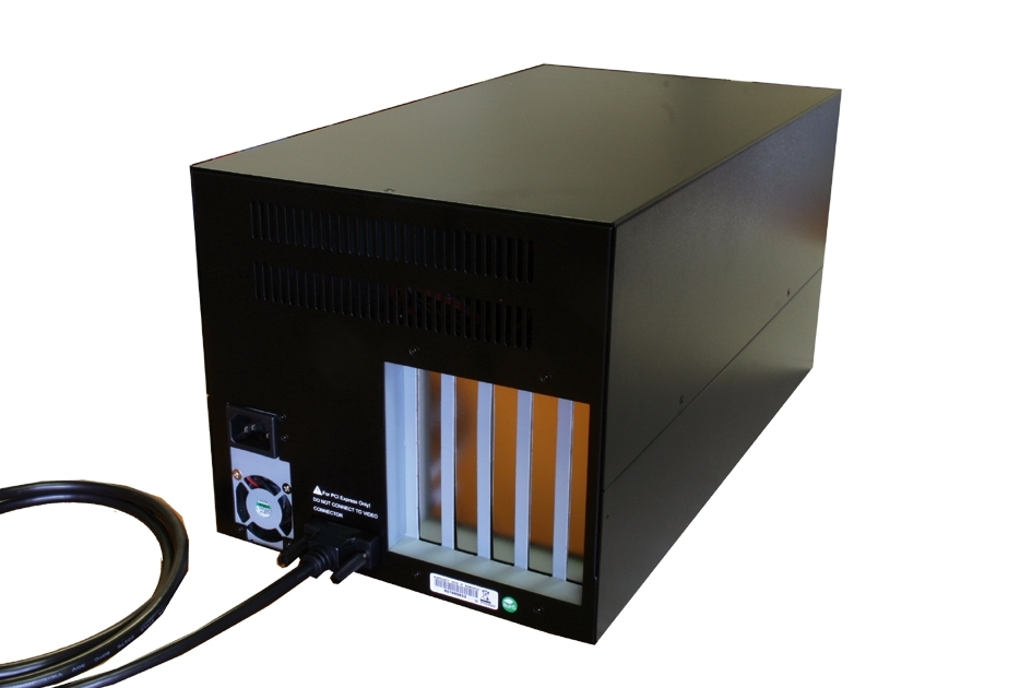 Expansion Control Box Expansion Box mit 4 x PCI Slots, 38cm lang, inkl. 220W Netzteil | EX-1031