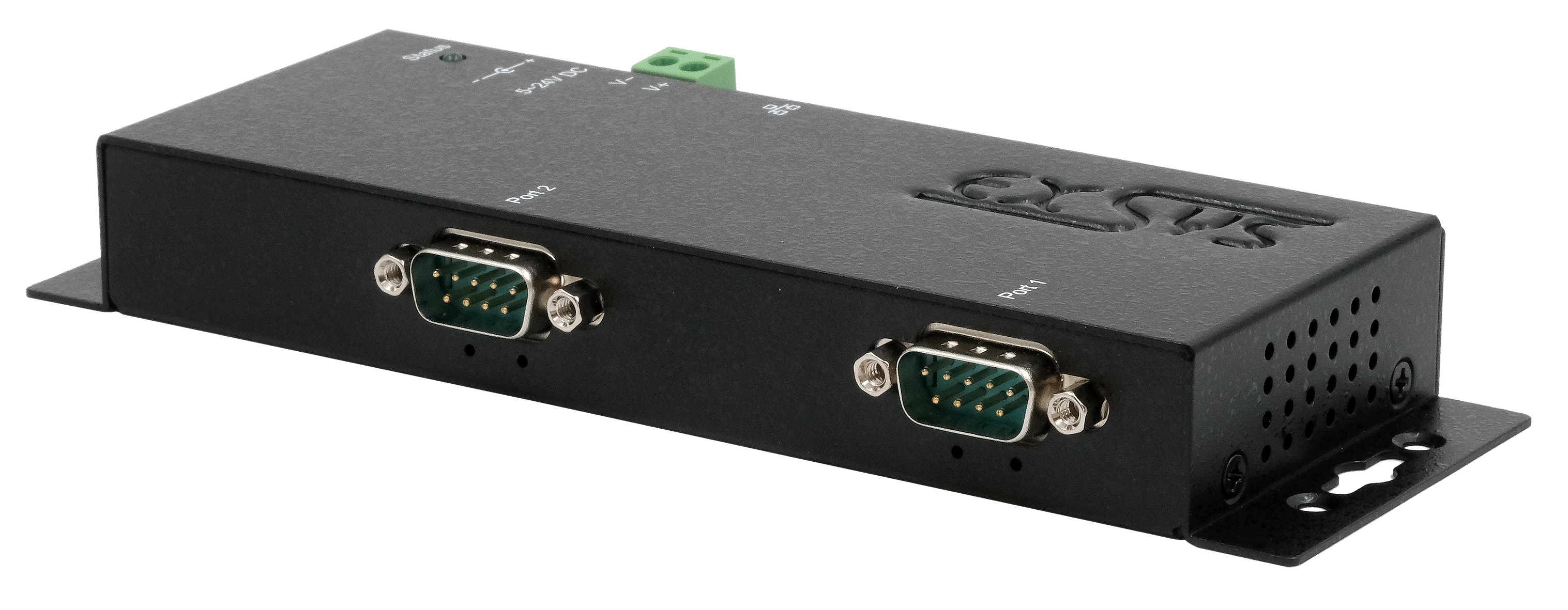 Ethernet zu 2x RS-232 port, inkl. 12V/3A Netzteil Ethernet zu 2x RS-232 port, inkl. 12V/3A Netzteil