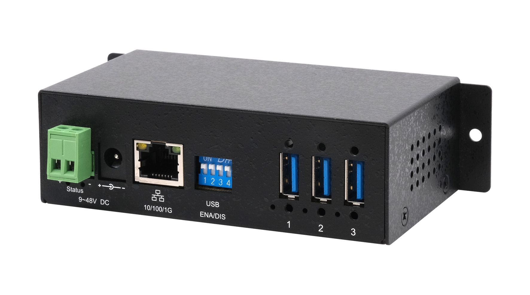 USB-Server Ethernet 1Gigabit zu 3x USB 3.2 Gen 1, 15KV ESD ...
