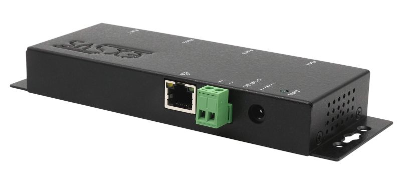 Ethernet zu 4x RS-232, inkl. 12V/3A Netzteil, PoE | EX-6114-2POE