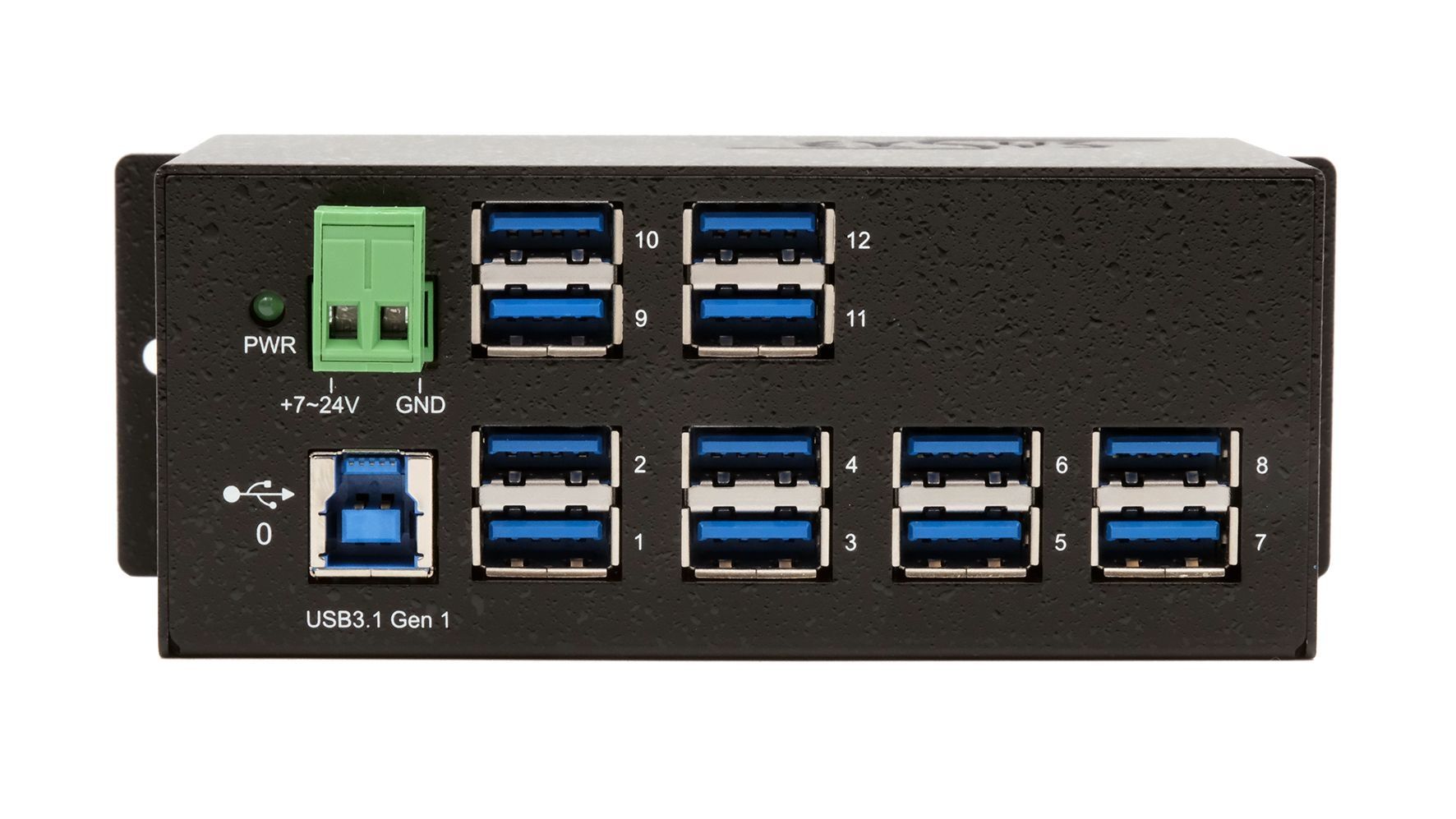 12 Ports USB 3.2 Gen 1 Metal HUB with 15KV ESD Surge Protection, A ...